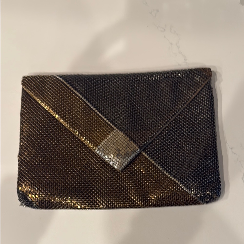 Elegant Black and Gold Clutch